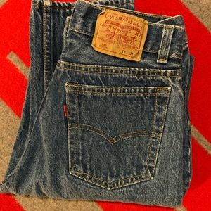Levis, 701, 100% cotton, button fly